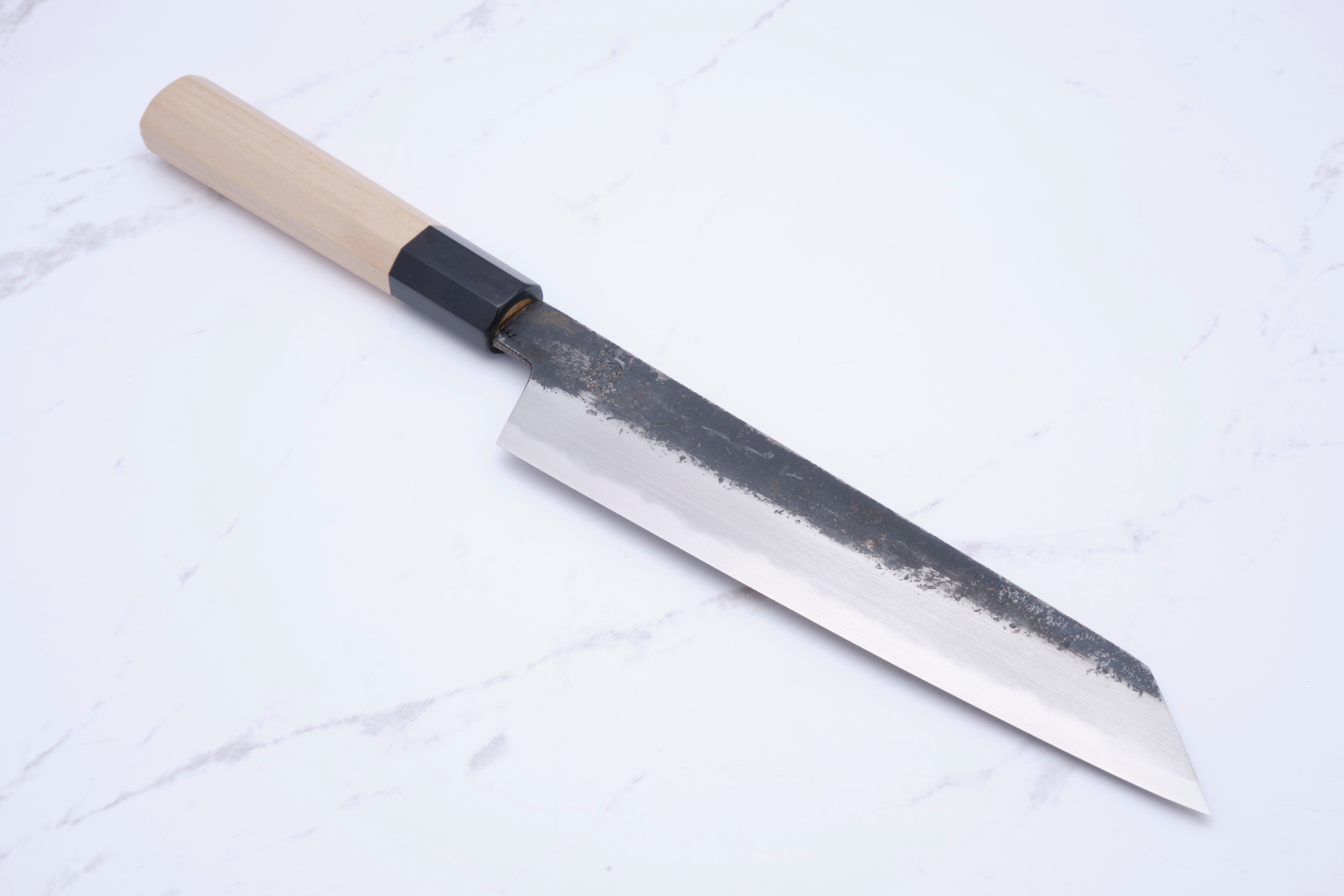 Sakai Kikumori Kikuzuki KU White 2 Kiritsuke Gyuto 240mm.