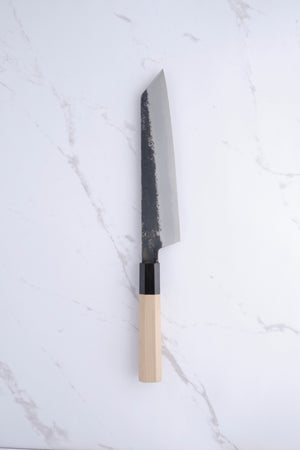 Sakai Kikumori Kikuzuki KU White 2 Kiritsuke Gyuto 240mm.