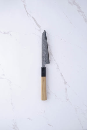 Sakai Kikumori Kikuzuki Uzu Kiritsuke Petty 135mm.