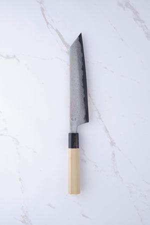 Sakai Kikumori Kikuzuki Uzu Kiritsuke Gyuto 210mm.