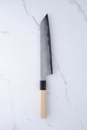 Sakai Kikumori Kikuzuki Uzu Kiritsuke Gyuto 240mm.