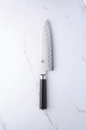 Shun Classic 180 mm Santoku with air cutter