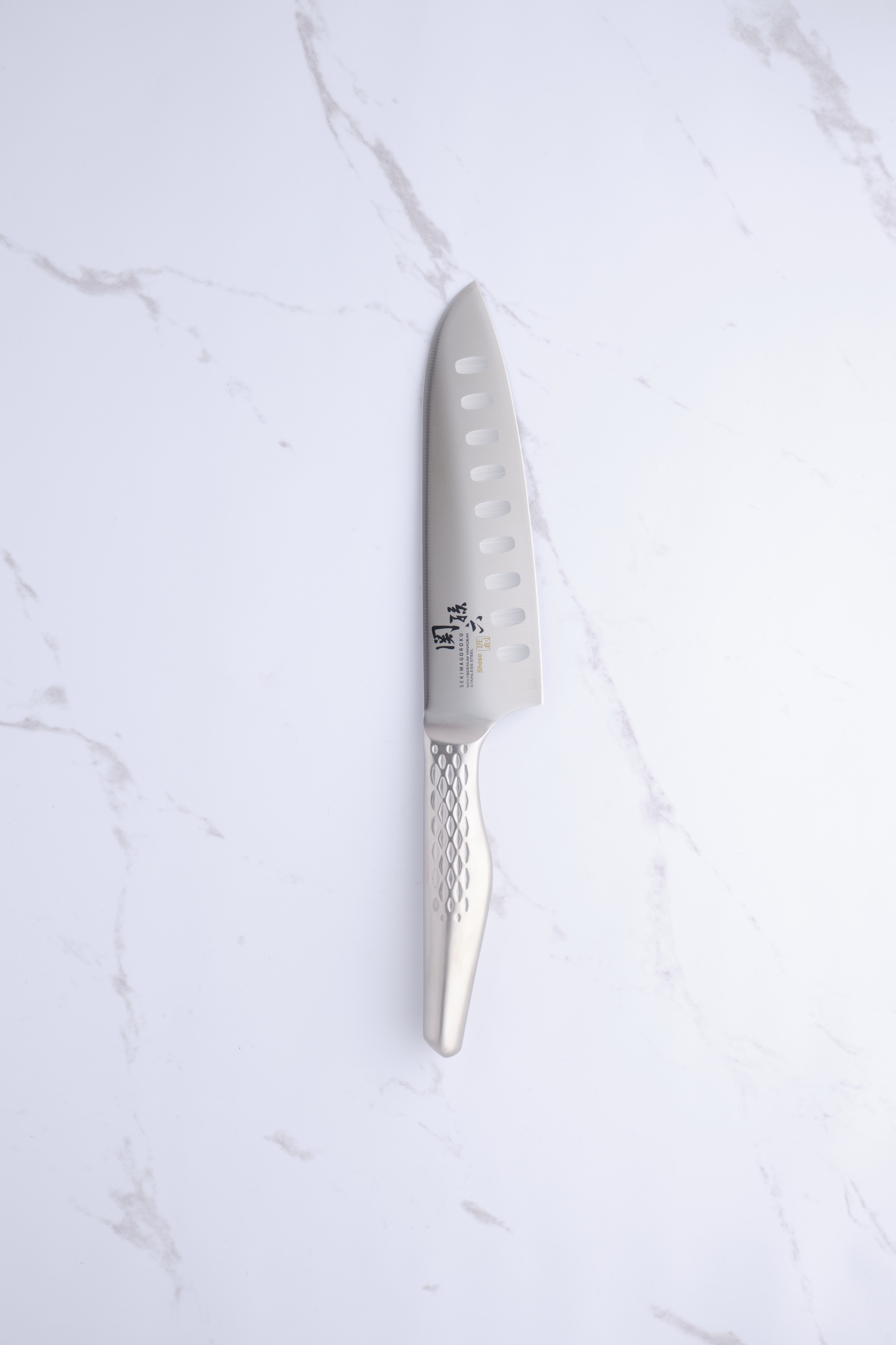 Shoso 165 mm Santoku mit Luftschneider