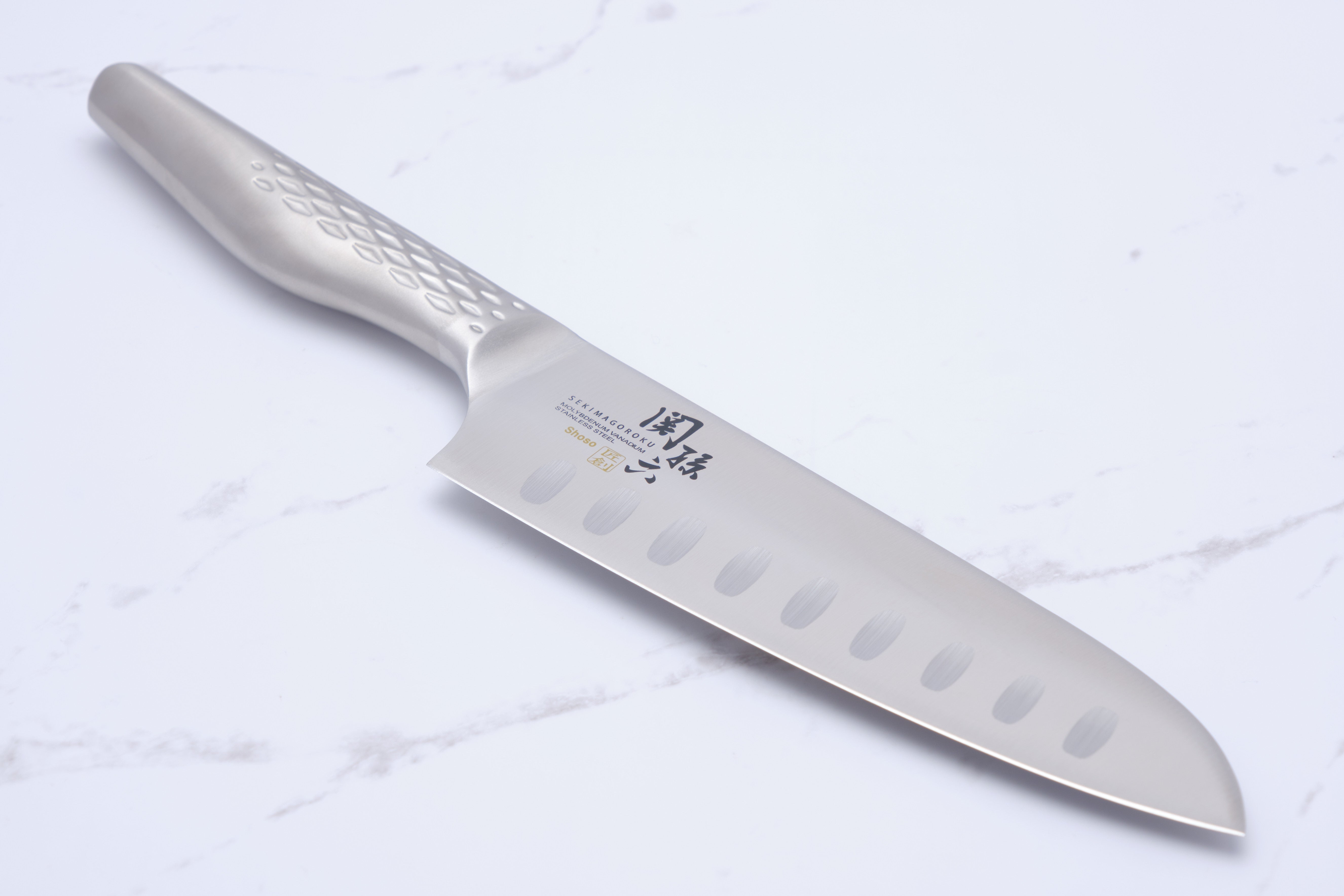 Shoso 165 mm Santoku m. luftskær