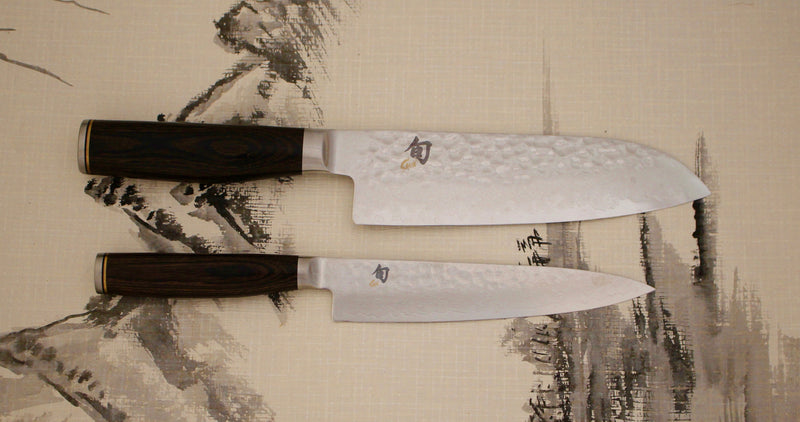 Shun Premier Knife Set with Santoku and Utility